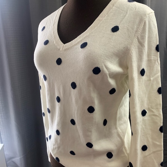 Tommy Hilfiger lightweight knit polka dot sweater - Picture 2 of 7